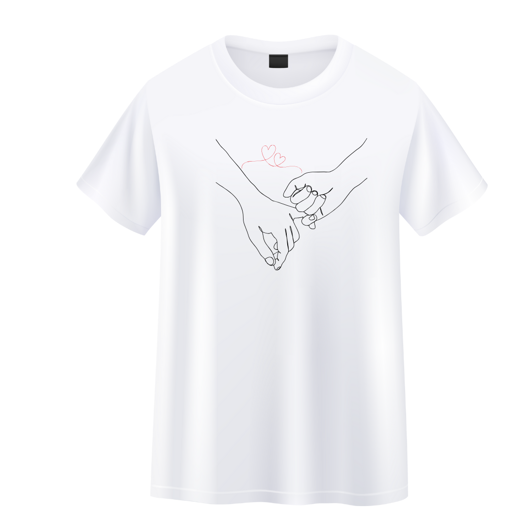 TSHIRT SAN VALENTINE "HANDS"