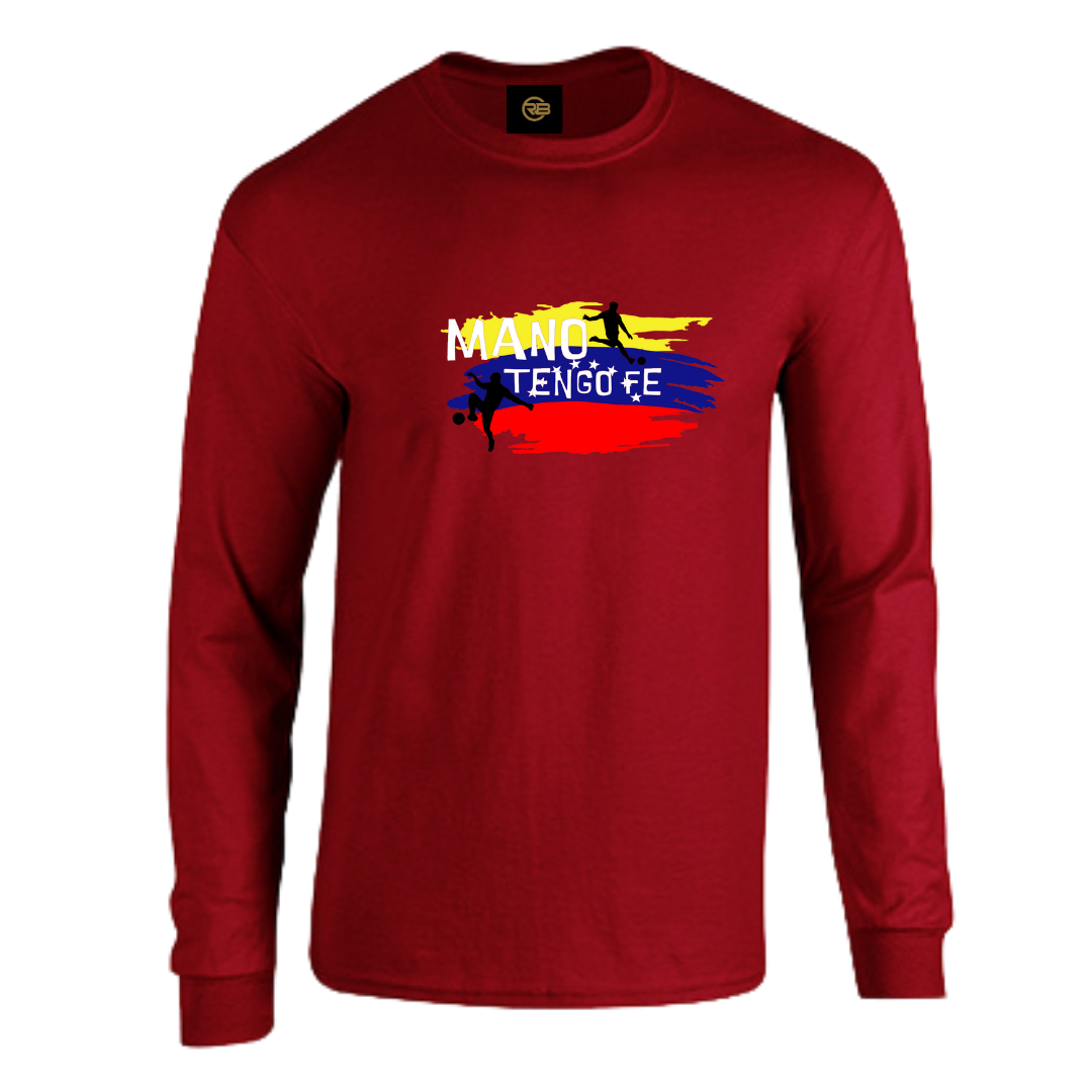 SUETERS MANGA LARGA , LA VINOTINTO, MANO TENGO FE