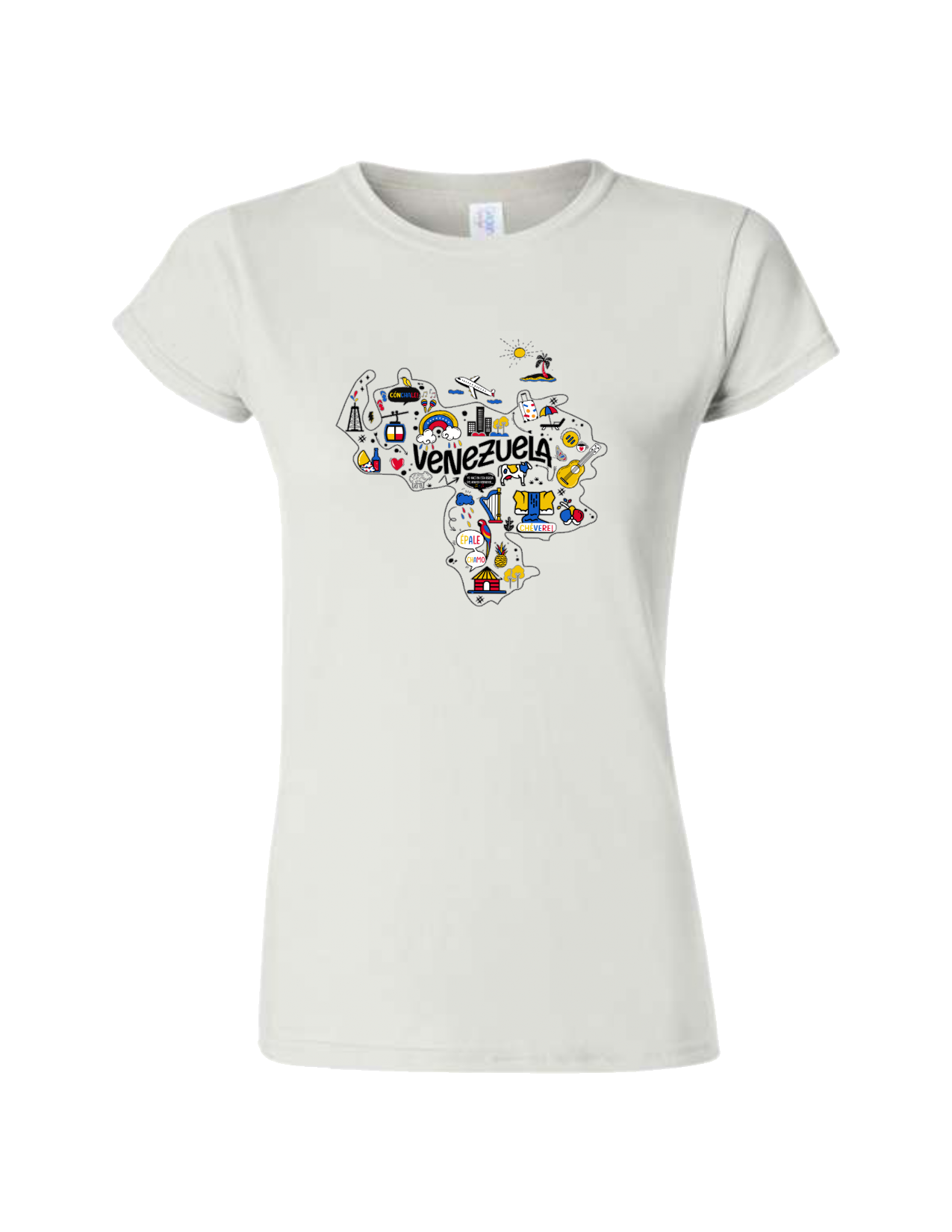 CAMISETA MAPA DE VENEZUELA / VENEZUELAN MAP TSHIRT