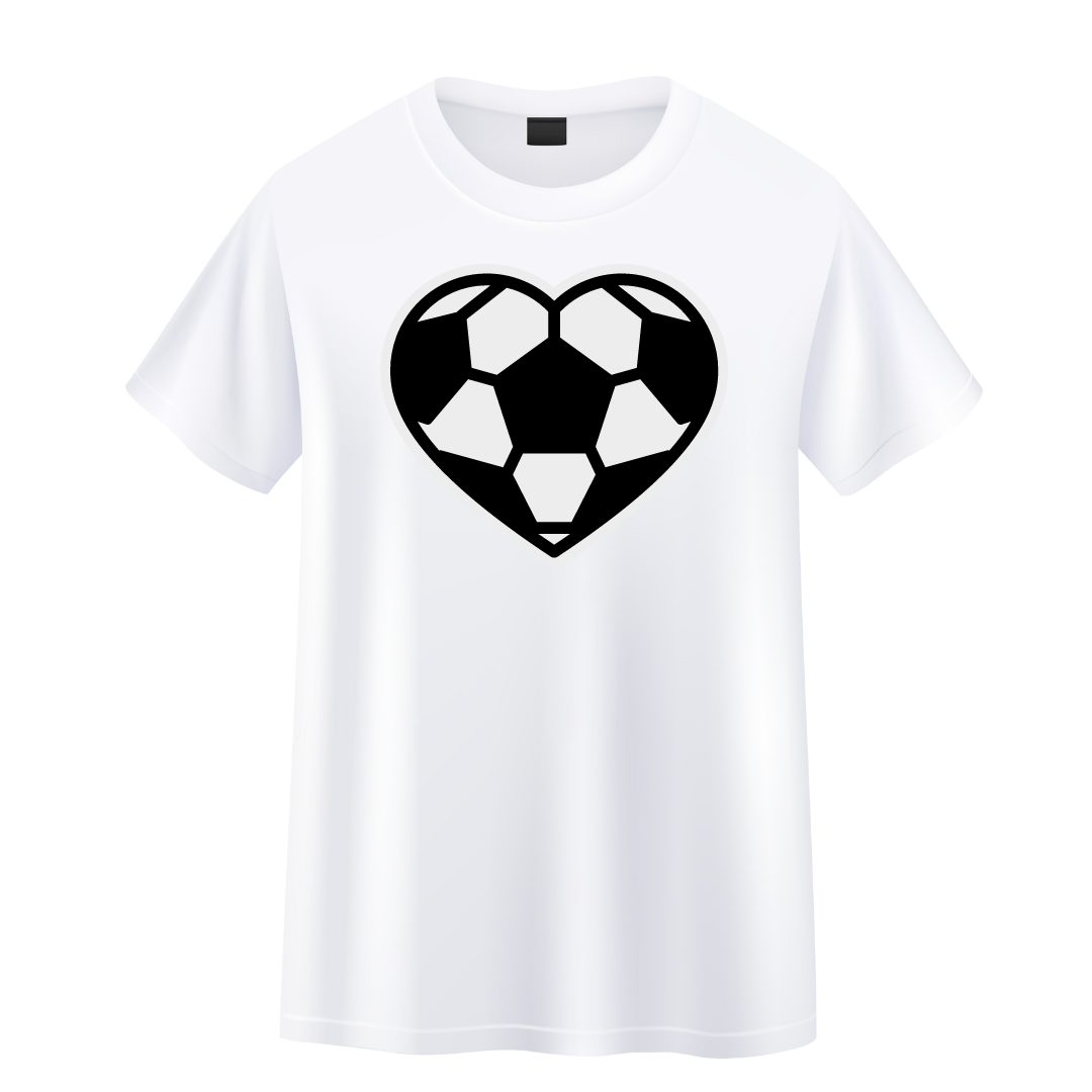 MOM SOCCER BALL HEART